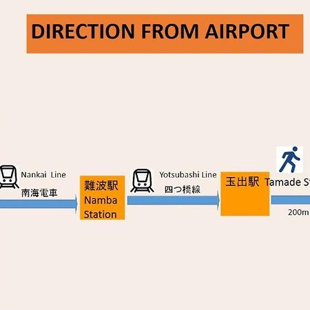 Appartement 玉出205 Wifi付 玉出駅から徒歩2分 地下鉄難波迄8分 à Ōsaka Extérieur photo